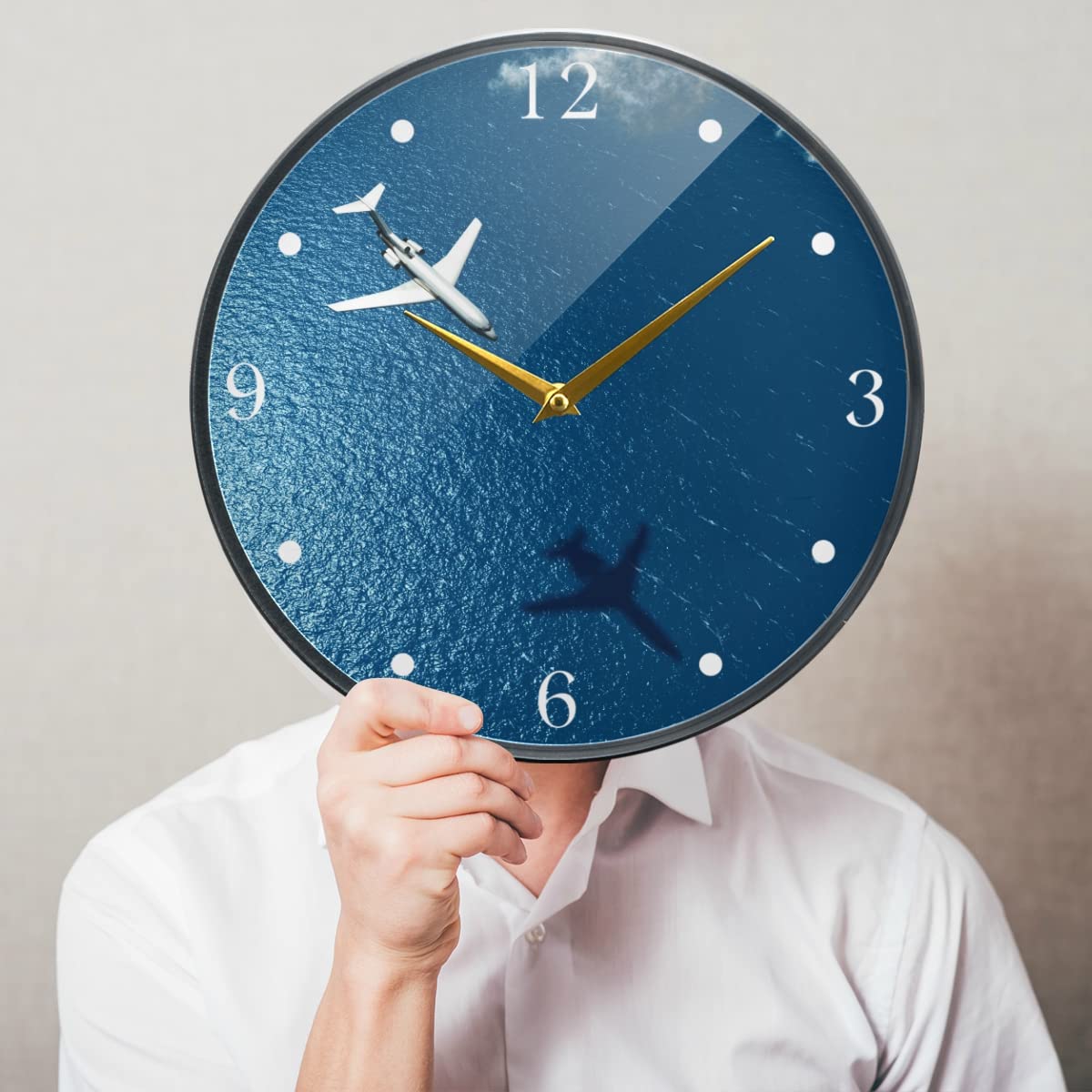 Amazon.co.jp: Akiraki 掛け時計 壁掛け時計 デジタル おしゃれ